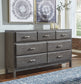 Caitbrook Queen Storage Bed with 8 Drawers with Dresser and Chest at Towne & Country Furniture (AL) furniture, home furniture, home decor, sofa, bedding