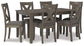 Caitbrook RECT DRM Table Set (7/CN) at Towne & Country Furniture (AL) furniture, home furniture, home decor, sofa, bedding
