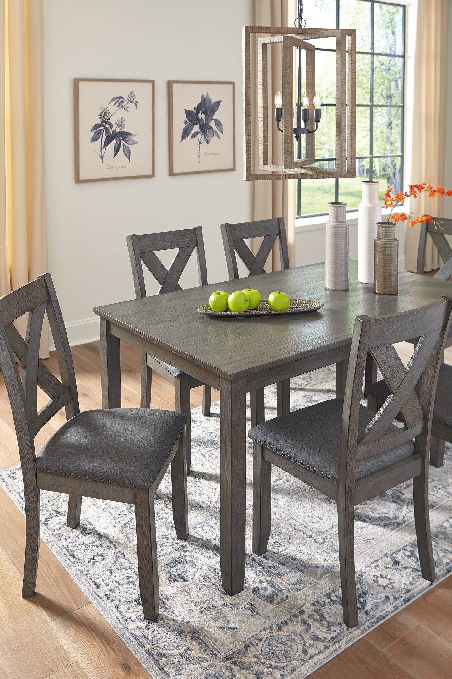 Caitbrook RECT DRM Table Set (7/CN) at Towne & Country Furniture (AL) furniture, home furniture, home decor, sofa, bedding