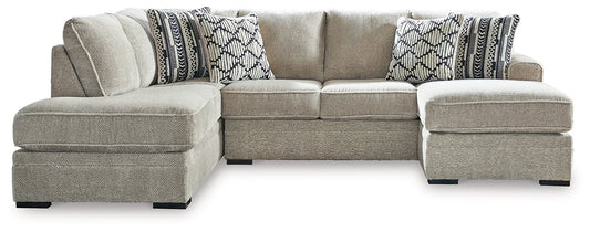 Calnita 2-Piece Sectional with Chaise at Towne & Country Furniture (AL) furniture, home furniture, home decor, sofa, bedding