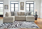 Calnita 2-Piece Sectional with Ottoman at Towne & Country Furniture (AL) furniture, home furniture, home decor, sofa, bedding