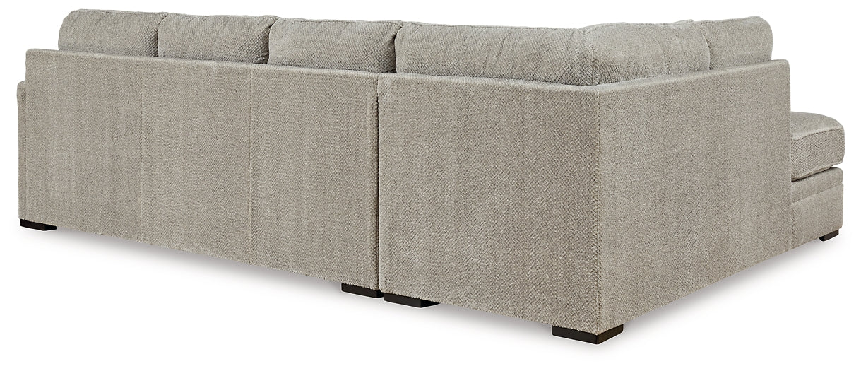 Calnita 2-Piece Sectional with Ottoman at Towne & Country Furniture (AL) furniture, home furniture, home decor, sofa, bedding