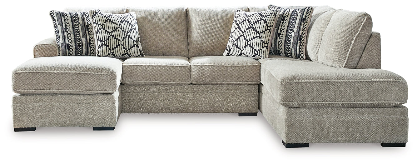 Calnita 2-Piece Sectional with Ottoman at Towne & Country Furniture (AL) furniture, home furniture, home decor, sofa, bedding