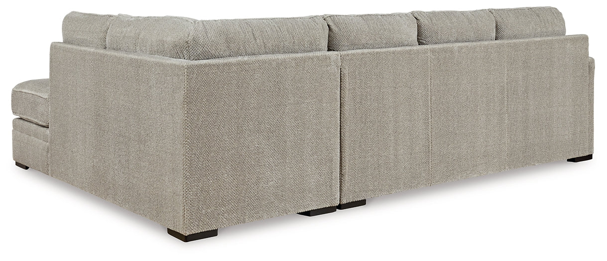 Calnita 2-Piece Sectional with Ottoman at Towne & Country Furniture (AL) furniture, home furniture, home decor, sofa, bedding