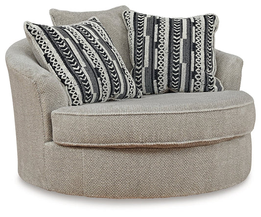 Calnita Oversized Swivel Accent Chair at Towne & Country Furniture (AL) furniture, home furniture, home decor, sofa, bedding