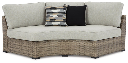 Calworth Curved Loveseat with Cushion at Towne & Country Furniture (AL) furniture, home furniture, home decor, sofa, bedding