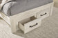 Cambeck Full Panel Bed with 2 Storage Drawers with Mirrored Dresser at Towne & Country Furniture (AL) furniture, home furniture, home decor, sofa, bedding