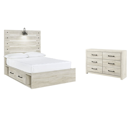 Cambeck Full Panel Bed with 4 Storage Drawers with Dresser at Towne & Country Furniture (AL) furniture, home furniture, home decor, sofa, bedding