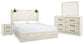 Cambeck King Panel Bed with Mirrored Dresser and Nightstand at Towne & Country Furniture (AL) furniture, home furniture, home decor, sofa, bedding