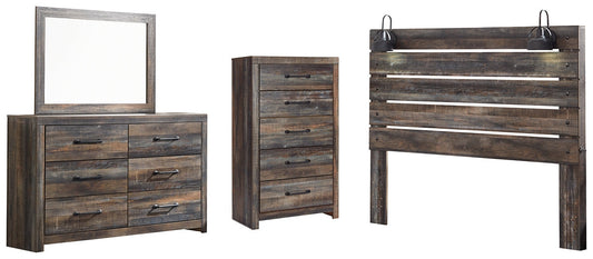 Cambeck King Panel Headboard with Mirrored Dresser and Chest at Towne & Country Furniture (AL) furniture, home furniture, home decor, sofa, bedding