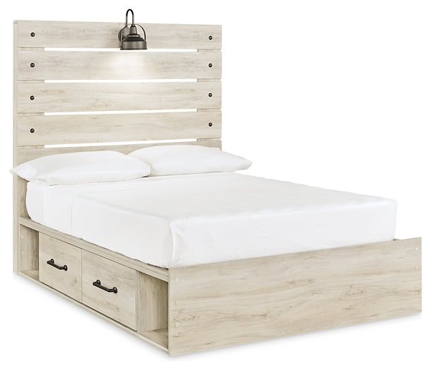Cambeck  Panel Bed With 2 Storage Drawers With Mirrored Dresser, Chest And Nightstand at Towne & Country Furniture (AL) furniture, home furniture, home decor, sofa, bedding