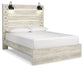Cambeck Queen Panel Bed with Mirrored Dresser and Nightstand at Towne & Country Furniture (AL) furniture, home furniture, home decor, sofa, bedding