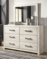 Cambeck Twin Panel Bed with Mirrored Dresser, Chest and Nightstand at Towne & Country Furniture (AL) furniture, home furniture, home decor, sofa, bedding
