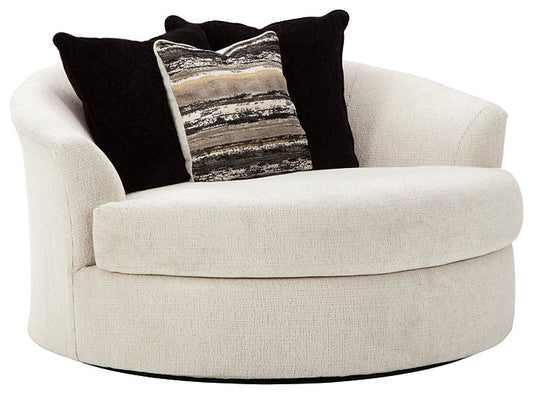Cambri Oversized Round Swivel Chair at Towne & Country Furniture (AL) furniture, home furniture, home decor, sofa, bedding