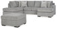 Casselbury 2-Piece Sectional with Ottoman at Towne & Country Furniture (AL) furniture, home furniture, home decor, sofa, bedding