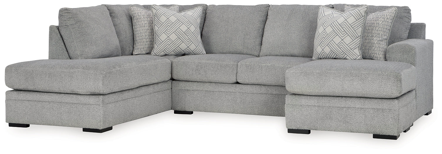 Casselbury 2-Piece Sectional with Ottoman at Towne & Country Furniture (AL) furniture, home furniture, home decor, sofa, bedding