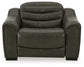 Center Line 3-Piece Sectional with Recliner at Towne & Country Furniture (AL) furniture, home furniture, home decor, sofa, bedding