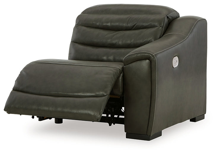 Center Line 6-Piece Sectional with Recliner at Towne & Country Furniture (AL) furniture, home furniture, home decor, sofa, bedding
