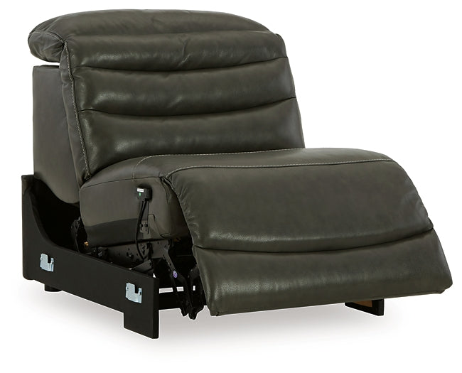Center Line 6-Piece Sectional with Recliner at Towne & Country Furniture (AL) furniture, home furniture, home decor, sofa, bedding