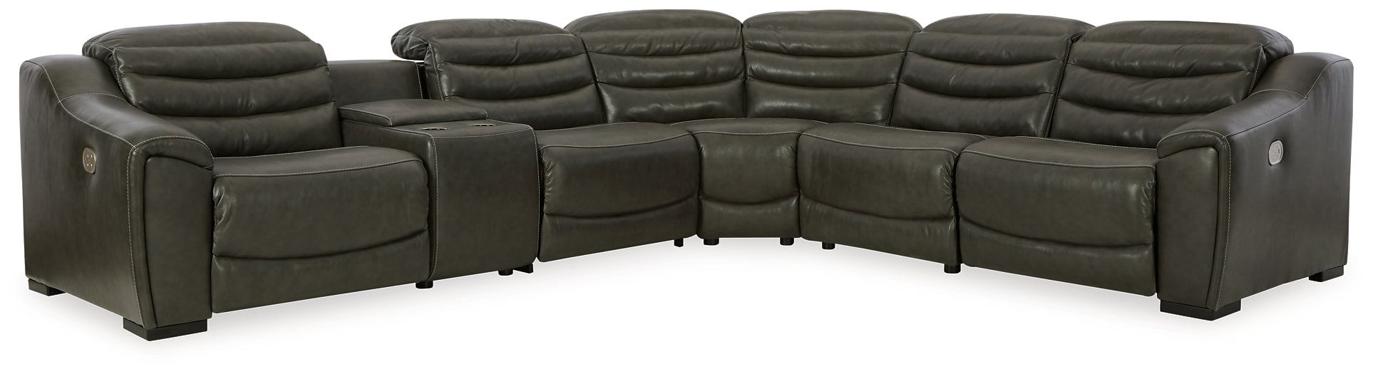 Center Line 6-Piece Sectional with Recliner at Towne & Country Furniture (AL) furniture, home furniture, home decor, sofa, bedding