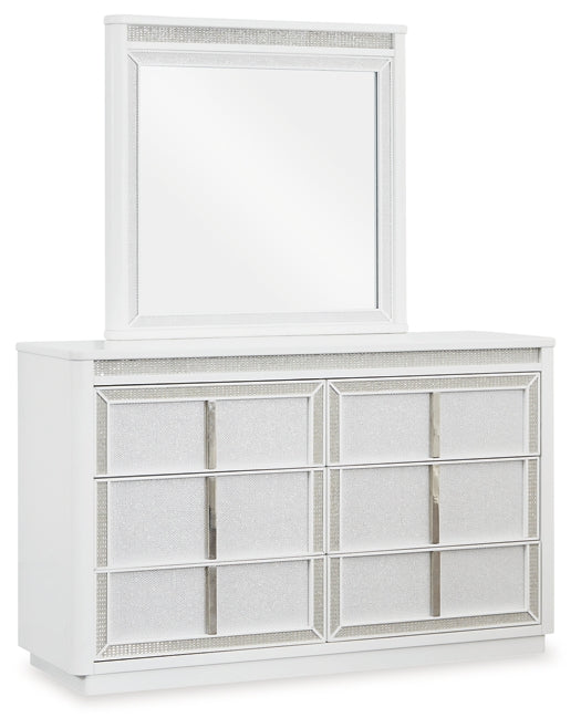 Chalanna Dresser and Mirror at Towne & Country Furniture (AL) furniture, home furniture, home decor, sofa, bedding