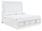 Chalanna  Upholstered Storage Bed at Towne & Country Furniture (AL) furniture, home furniture, home decor, sofa, bedding
