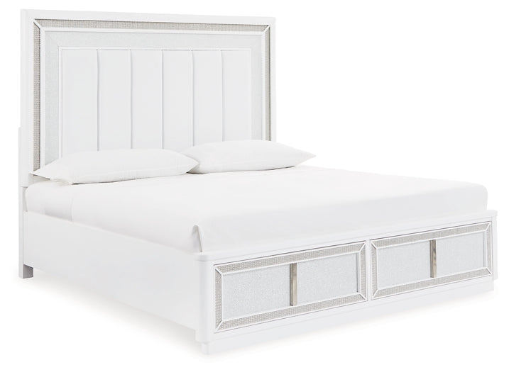 Chalanna  Upholstered Storage Bed at Towne & Country Furniture (AL) furniture, home furniture, home decor, sofa, bedding