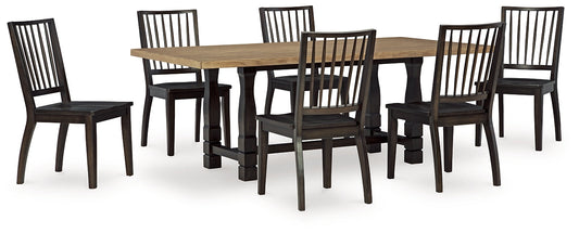 Charterton Dining Table and 6 Chairs at Towne & Country Furniture (AL) furniture, home furniture, home decor, sofa, bedding