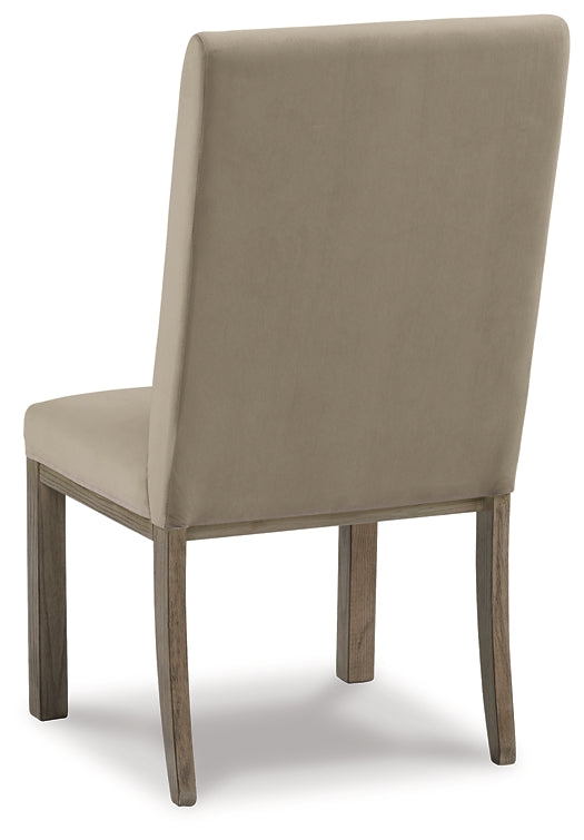Chrestner Dining Table and 8 Chairs with Storage at Towne & Country Furniture (AL) furniture, home furniture, home decor, sofa, bedding