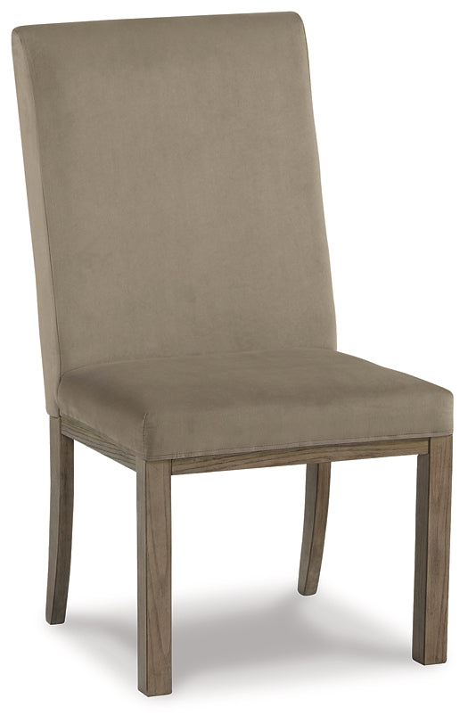 Chrestner Dining Table and 8 Chairs with Storage at Towne & Country Furniture (AL) furniture, home furniture, home decor, sofa, bedding