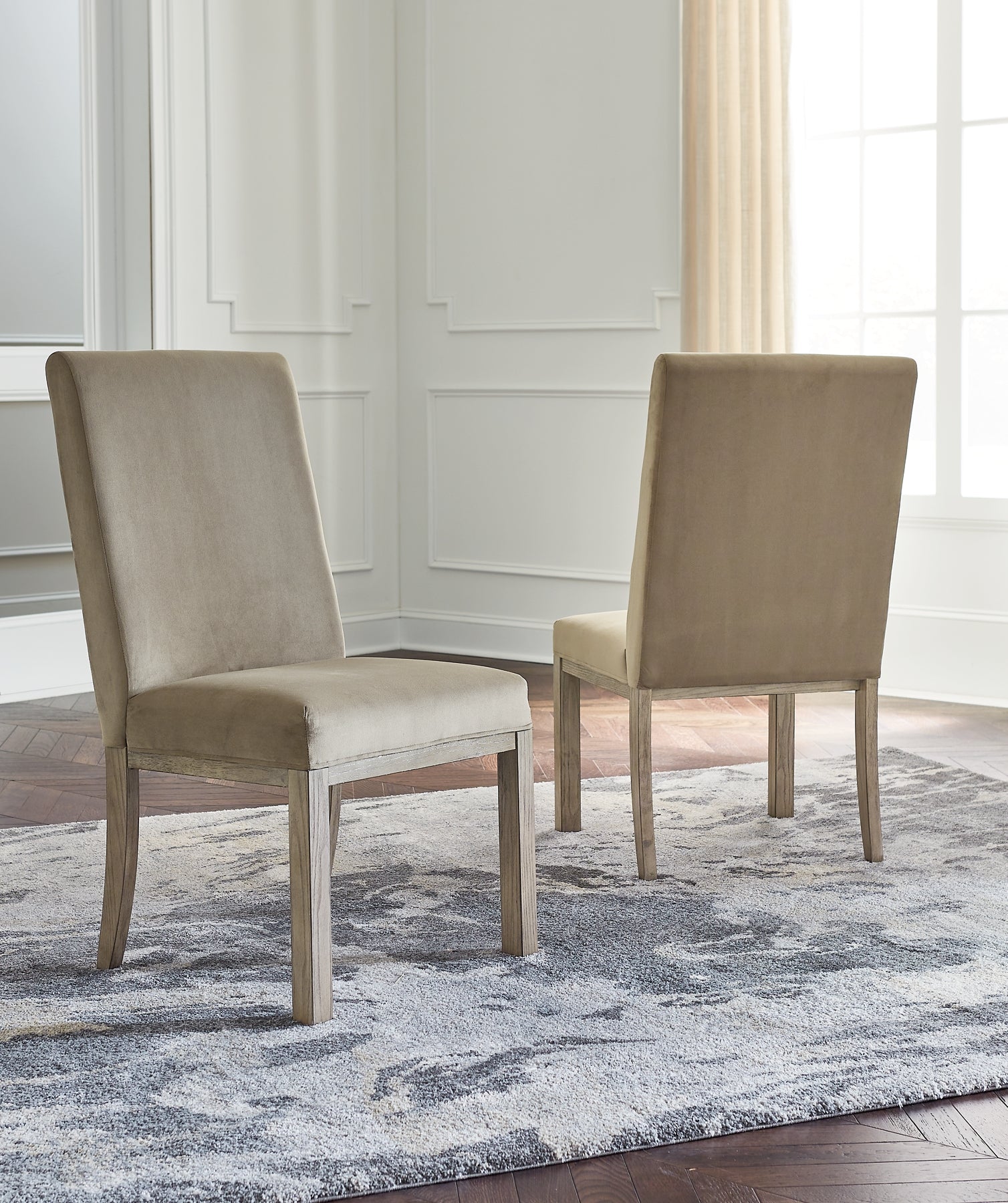 Chrestner Dining Table and 8 Chairs with Storage at Towne & Country Furniture (AL) furniture, home furniture, home decor, sofa, bedding
