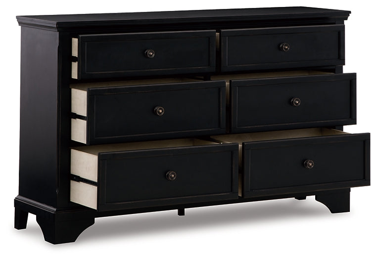 Chylanta Dresser at Towne & Country Furniture (AL) furniture, home furniture, home decor, sofa, bedding