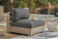 Citrine Park 4-Piece Outdoor Sectional with Ottoman at Towne & Country Furniture (AL) furniture, home furniture, home decor, sofa, bedding