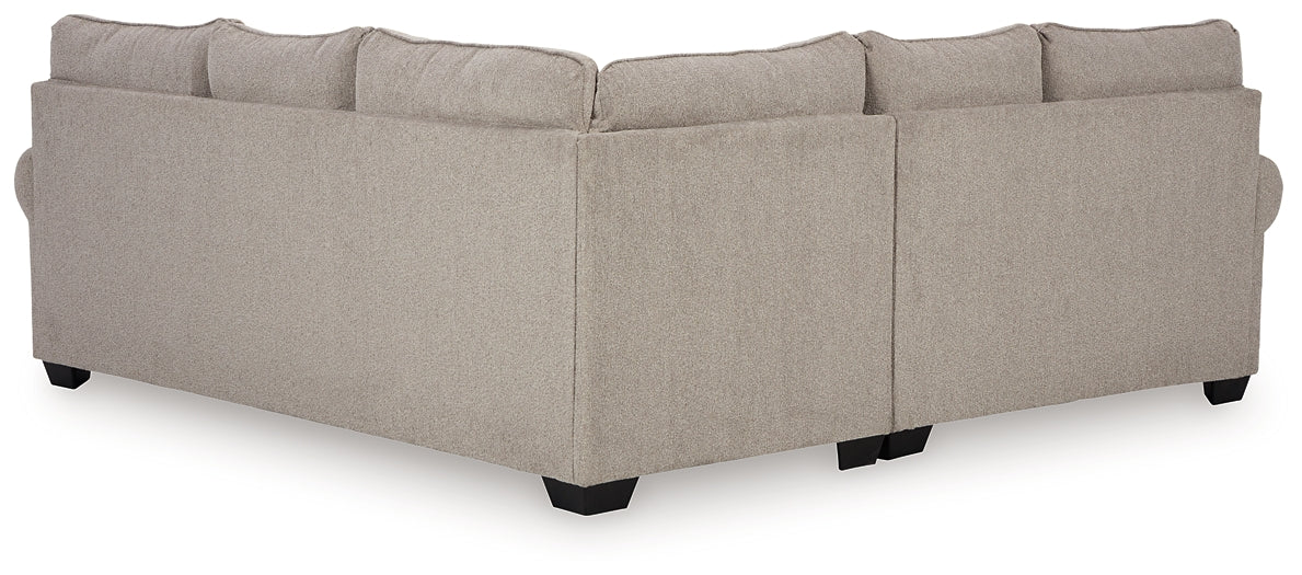 Claireah 2-Piece Sectional with Ottoman at Towne & Country Furniture (AL) furniture, home furniture, home decor, sofa, bedding