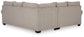 Claireah 2-Piece Sectional with Ottoman at Towne & Country Furniture (AL) furniture, home furniture, home decor, sofa, bedding