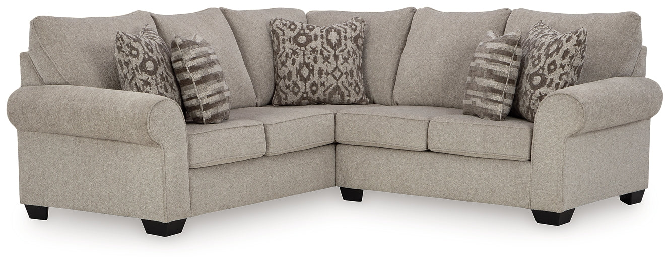 Claireah 2-Piece Sectional with Ottoman at Towne & Country Furniture (AL) furniture, home furniture, home decor, sofa, bedding