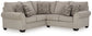 Claireah 2-Piece Sectional with Ottoman at Towne & Country Furniture (AL) furniture, home furniture, home decor, sofa, bedding