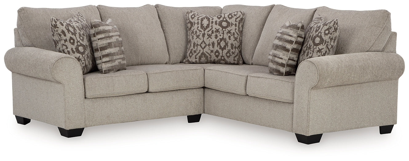 Claireah 2-Piece Sectional with Ottoman at Towne & Country Furniture (AL) furniture, home furniture, home decor, sofa, bedding