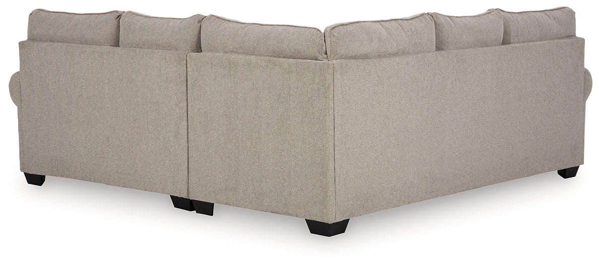 Claireah 2-Piece Sectional with Ottoman at Towne & Country Furniture (AL) furniture, home furniture, home decor, sofa, bedding