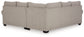 Claireah 2-Piece Sectional with Ottoman at Towne & Country Furniture (AL) furniture, home furniture, home decor, sofa, bedding