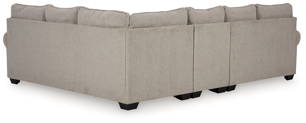 Claireah 3-Piece Sectional with Ottoman at Towne & Country Furniture (AL) furniture, home furniture, home decor, sofa, bedding