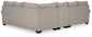 Claireah 3-Piece Sectional with Ottoman at Towne & Country Furniture (AL) furniture, home furniture, home decor, sofa, bedding