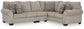 Claireah 3-Piece Sectional with Ottoman at Towne & Country Furniture (AL) furniture, home furniture, home decor, sofa, bedding