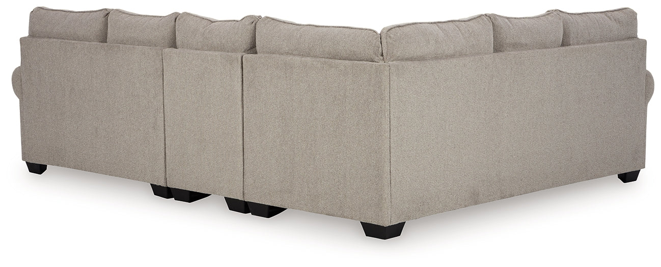 Claireah 3-Piece Sectional with Ottoman at Towne & Country Furniture (AL) furniture, home furniture, home decor, sofa, bedding