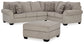 Claireah 3-Piece Sectional with Ottoman at Towne & Country Furniture (AL) furniture, home furniture, home decor, sofa, bedding