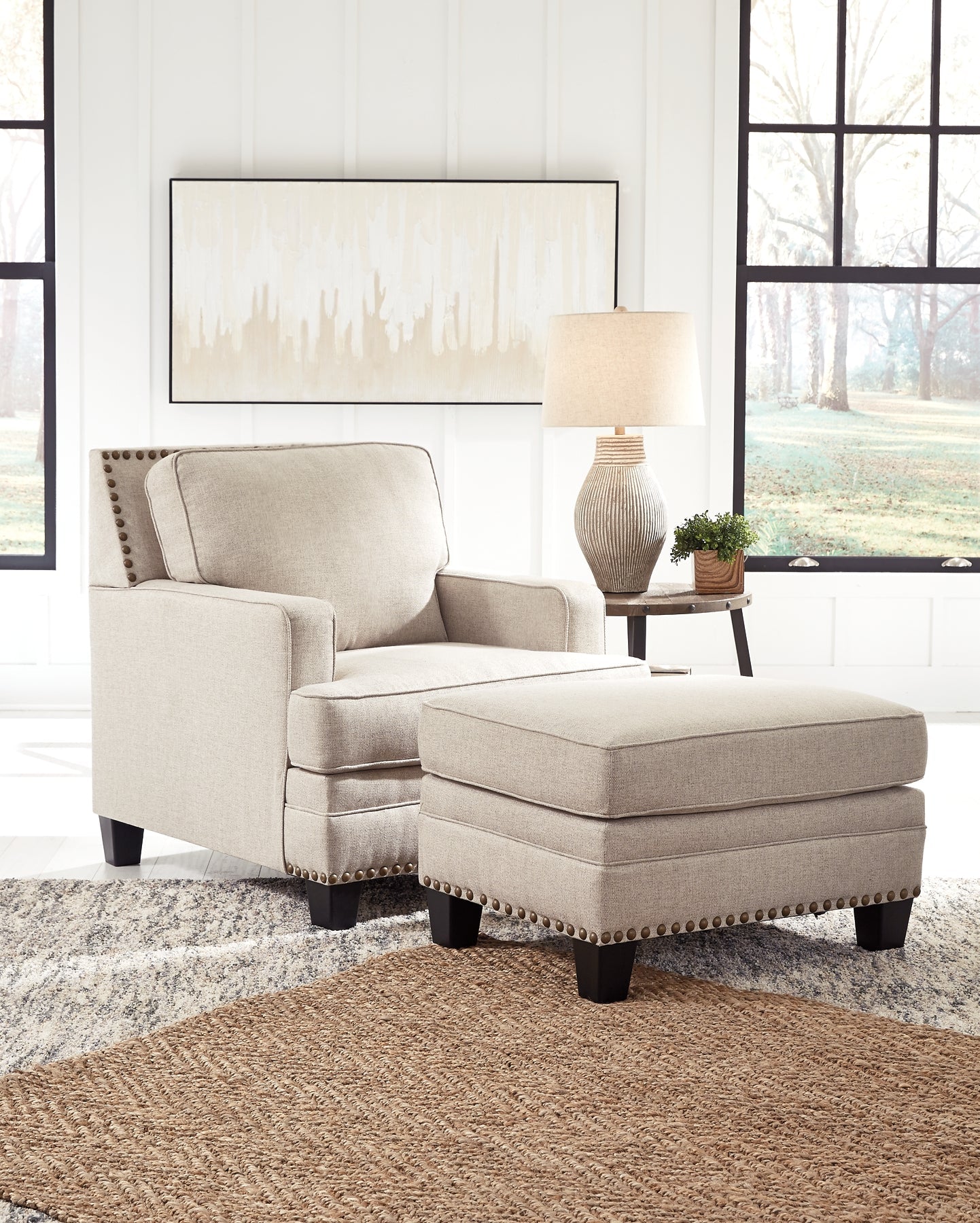 Claredon Chair and Ottoman at Towne & Country Furniture (AL) furniture, home furniture, home decor, sofa, bedding