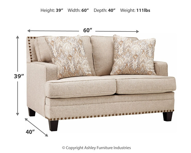 Claredon Loveseat at Towne & Country Furniture (AL) furniture, home furniture, home decor, sofa, bedding