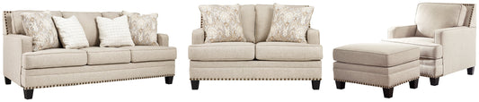 Claredon Sofa, Loveseat, Chair and Ottoman at Towne & Country Furniture (AL) furniture, home furniture, home decor, sofa, bedding