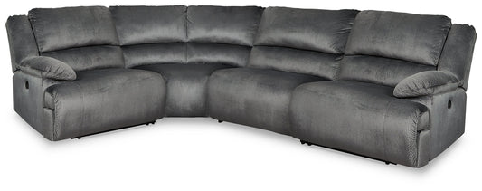 Clonmel 4-Piece Power Reclining Sectional at Towne & Country Furniture (AL) furniture, home furniture, home decor, sofa, bedding
