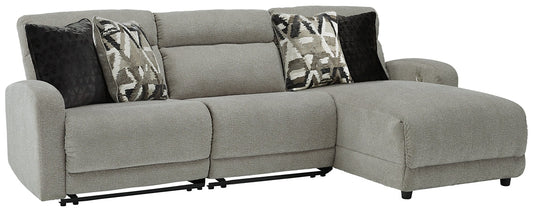 Colleyville 3-Piece Power Reclining Sectional with Chaise at Towne & Country Furniture (AL) furniture, home furniture, home decor, sofa, bedding